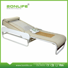 Cama de masaje térmica de jade con masajeador con mango de jade plegable